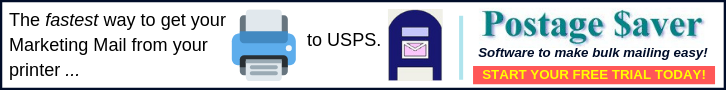 Postage Saver software makes postal bulk mailing easy